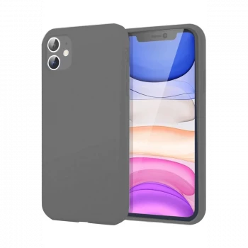 Apple iPhone 11 Kılıf First Silikon - Gri