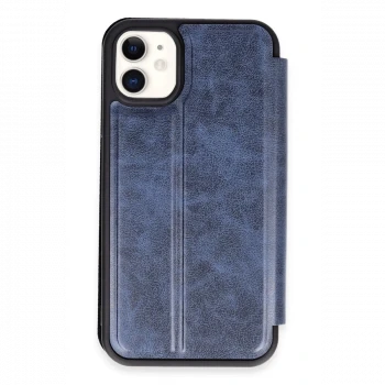 Apple iPhone 11 Kılıf Flip Cover - Lacivert