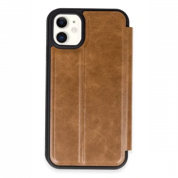 Apple iPhone 11 Kılıf Flip Cover - Taba