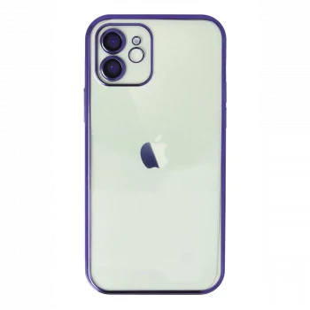 Apple iPhone 11 Kılıf Razer Lensli Silikon - Mor