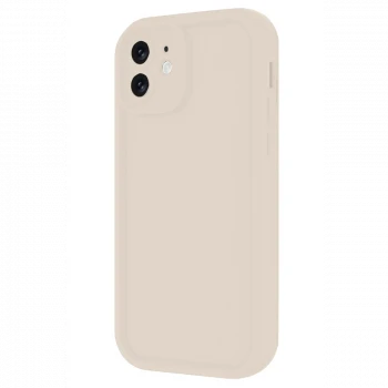 Apple iPhone 11 Kılıf Viera Silikon - Krem