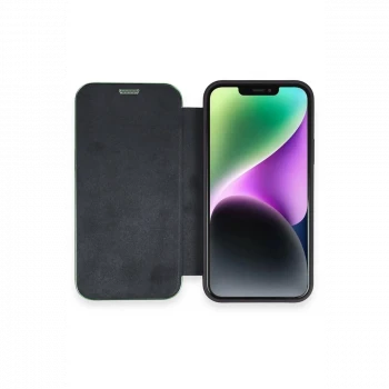 Apple iPhone 12 Kılıf Dolpin Kapaklı - Lacivert