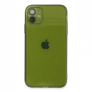 Apple iPhone 12 Kılıf Fly Lens Silikon - Yeşil