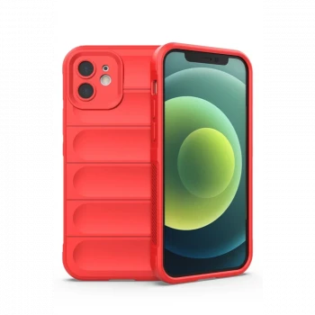 Apple iPhone 12 Kılıf Optimum Silikon - Kırmızı