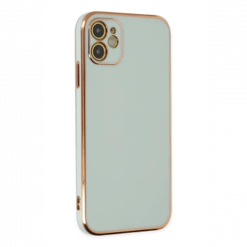Apple iPhone 12 Kılıf Volet Silikon - Açık Yeşil