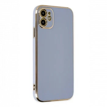 Apple iPhone 12 Kılıf Volet Silikon - Mavi