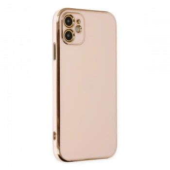 Apple iPhone 12 Kılıf Volet Silikon - Pembe