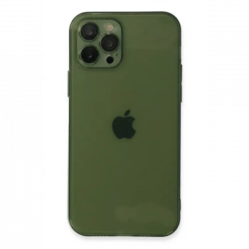 Apple iPhone 12 Pro Kılıf Fly Lens Silikon - Yeşil