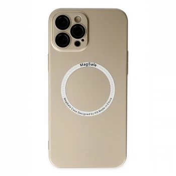 Apple iPhone 12 Pro Kılıf Jack Magneticsafe Lens Silikon - Gold