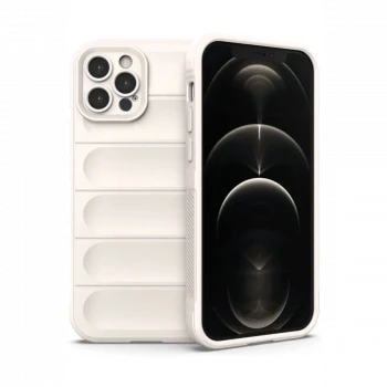 Apple iPhone 12 Pro Kılıf Optimum Silikon - Krem