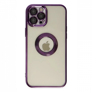 Apple iPhone 12 Pro Kılıf Slot Silikon - Mor