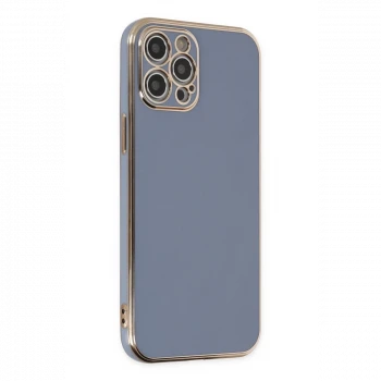 Apple iPhone 12 Pro Kılıf Volet Silikon - Mavi
