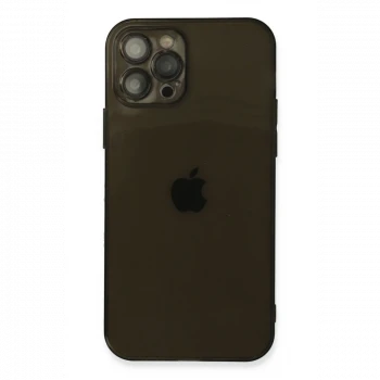 Apple iPhone 12 Pro Max Kılıf Fly Lens Silikon - Siyah
