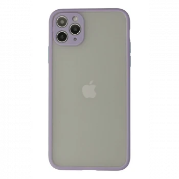 Apple iPhone 12 Pro Max Kılıf Montreal Silikon Kapak - Mor