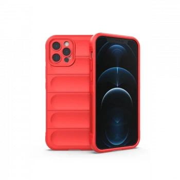 Apple iPhone 12 Pro Max Kılıf Optimum Silikon - Kırmızı