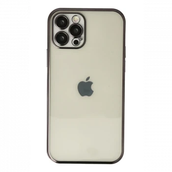 Apple iPhone 12 Pro Max Kılıf Razer Lensli Silikon - Siyah