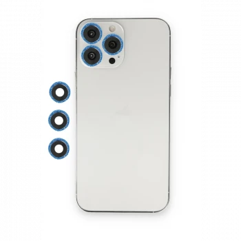 Apple iPhone 12 Pro Shine Kamera Lens - Mavi