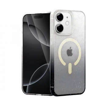 Apple iPhone 12 Pummel Shiny Magsafe Kapak - Siyah