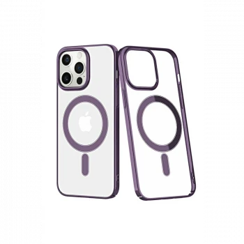 Apple iPhone 13 Pro Kılıf Element Magneticsafe Sert Kapak - Derin Mor