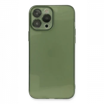 Apple iPhone 13 Pro Kılıf Fly Lens Silikon - Yeşil