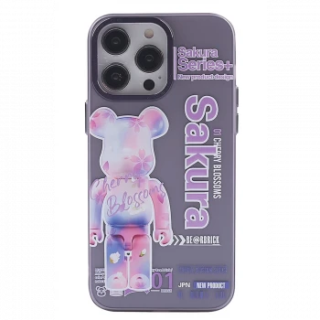 Apple iPhone 13 Pro Kılıf Prada Desenli Kapak - Prada Mor - 1