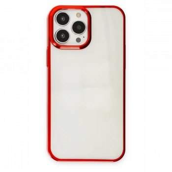 Apple iPhone 13 Pro Max Kılıf Element Silikon - Kırmızı