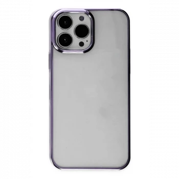 Apple iPhone 13 Pro Max Kılıf Element Silikon - Mor