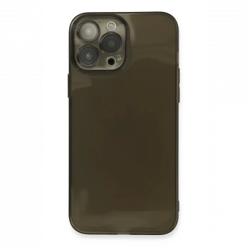 Apple iPhone 13 Pro Max Kılıf Fly Lens Silikon - Siyah