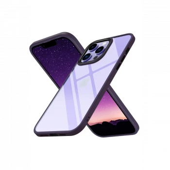 Apple iPhone 13 Pro Max Kılıf Power Silikon - Mor