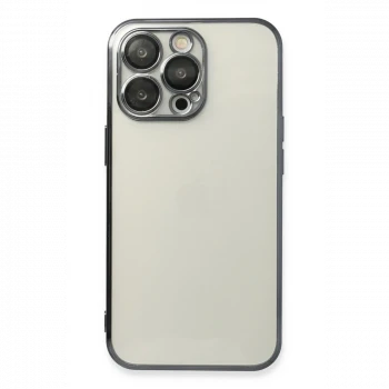 Apple iPhone 13 Pro Max Kılıf Razer Lensli Silikon - Siyah
