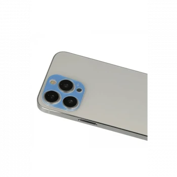 Apple iPhone 13 Pro Max Rainbow Kamera Lens Koruma Cam - Mavi