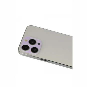 Apple iPhone 13 Pro Max Rainbow Kamera Lens Koruma Cam - Mor