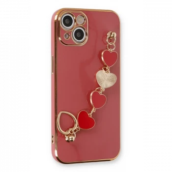 Apple iPhone 14 Kılıf Esila Silikon - Kırmızı