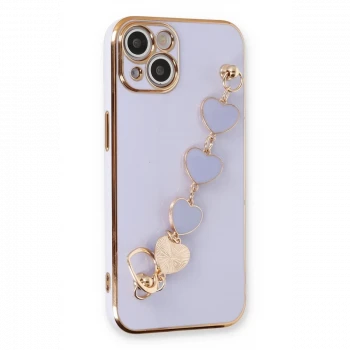 Apple iPhone 14 Kılıf Esila Silikon - Lila
