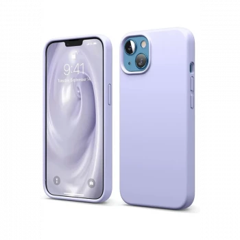 Apple iPhone 14 Kılıf First Silikon - Lila