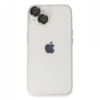 Apple iPhone 14 Kılıf Luko Lens Silikon - Yeşil
