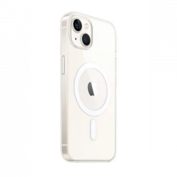 Apple iPhone 14 Kılıf Magneticsafe Şeffaf Silikon - Şeffaf