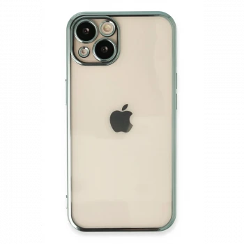 Apple iPhone 14 Kılıf Razer Lensli Silikon - Yeşil