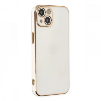 Apple iPhone 14 Kılıf Volet Silikon - Beyaz