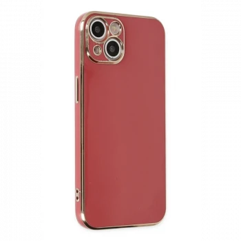 Apple iPhone 14 Kılıf Volet Silikon - Kırmızı