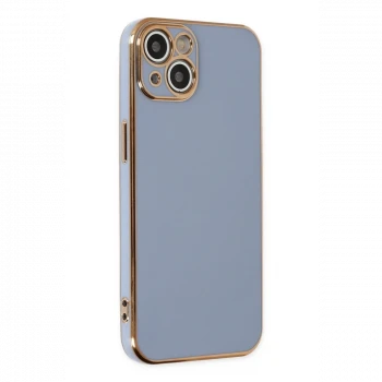 Apple iPhone 14 Kılıf Volet Silikon - Mavi
