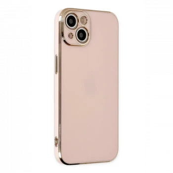 Apple iPhone 14 Kılıf Volet Silikon - Pembe
