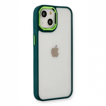 Apple iPhone 14 Plus Kılıf Dora Kapak - Haki Yeşil