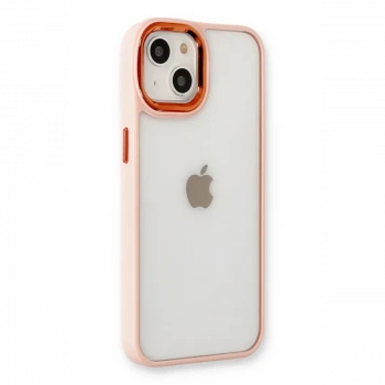 Apple iPhone 14 Plus Kılıf Dora Kapak - Pudra