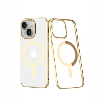 Apple iPhone 14 Plus Kılıf Element Magneticsafe Sert Kapak - Gold