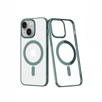 Apple iPhone 14 Plus Kılıf Element Magneticsafe Sert Kapak - Köknar Yeşili