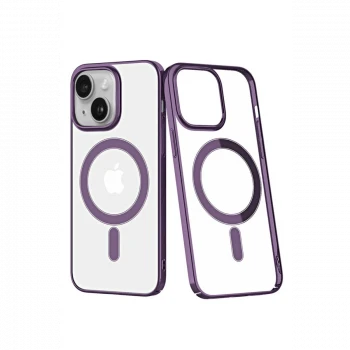 Apple iPhone 14 Plus Kılıf Element Magneticsafe Sert Kapak - Mor