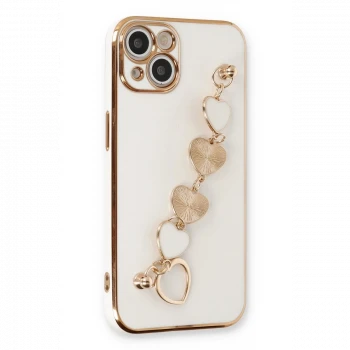 Apple iPhone 14 Plus Kılıf Esila Silikon - Beyaz