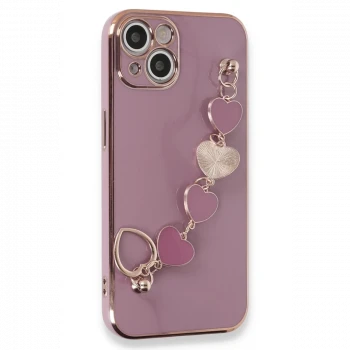 Apple iPhone 14 Plus Kılıf Esila Silikon - Mor