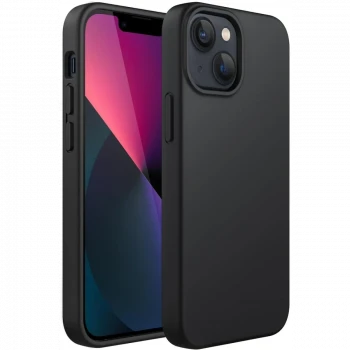 Apple iPhone 14 Plus Kılıf First Silikon - Siyah